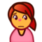Person Frowning emoji on Emojidex